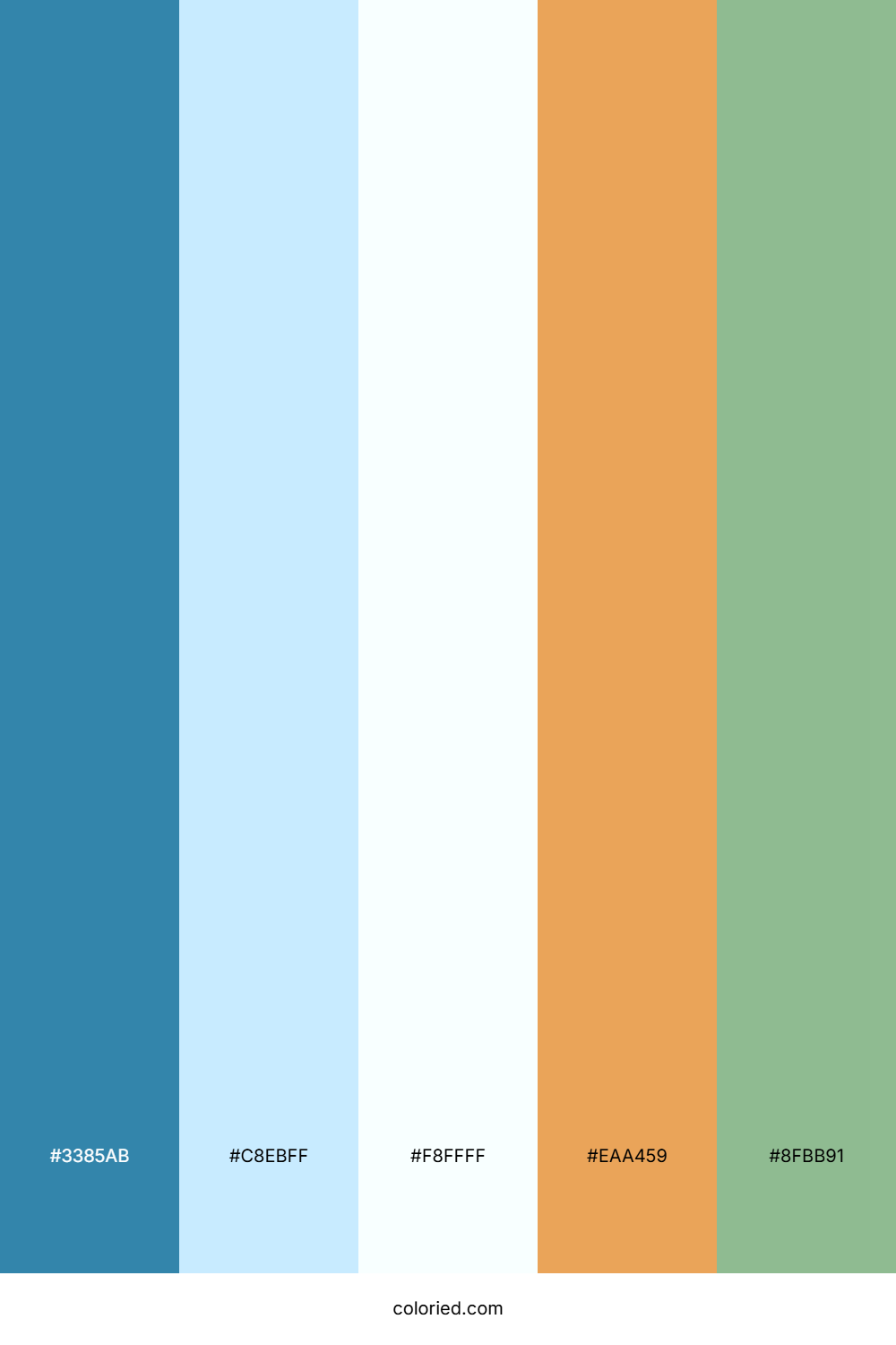 Aqua Frost Meadow Color Palette