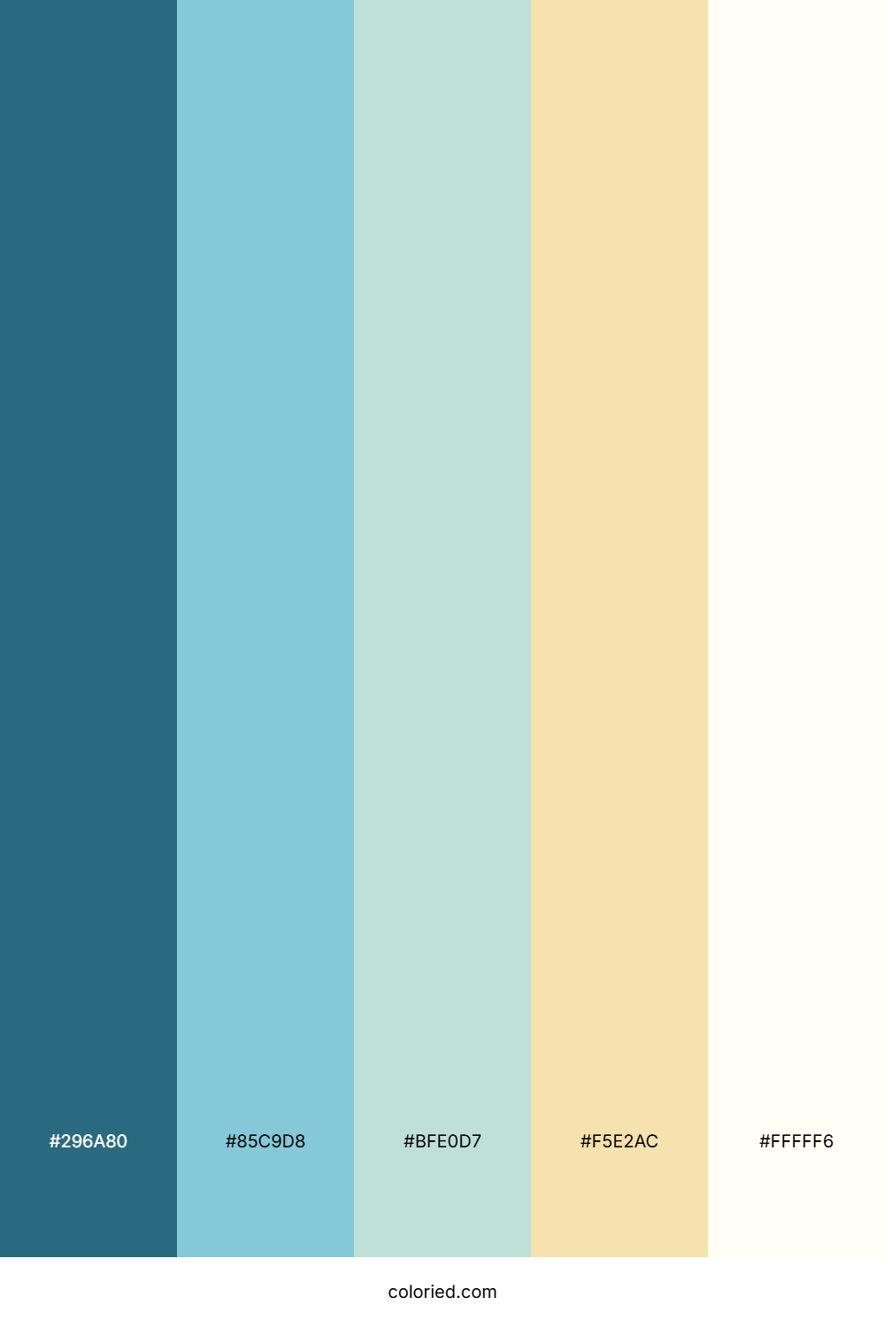 Aqua Glacier Dawn Palette