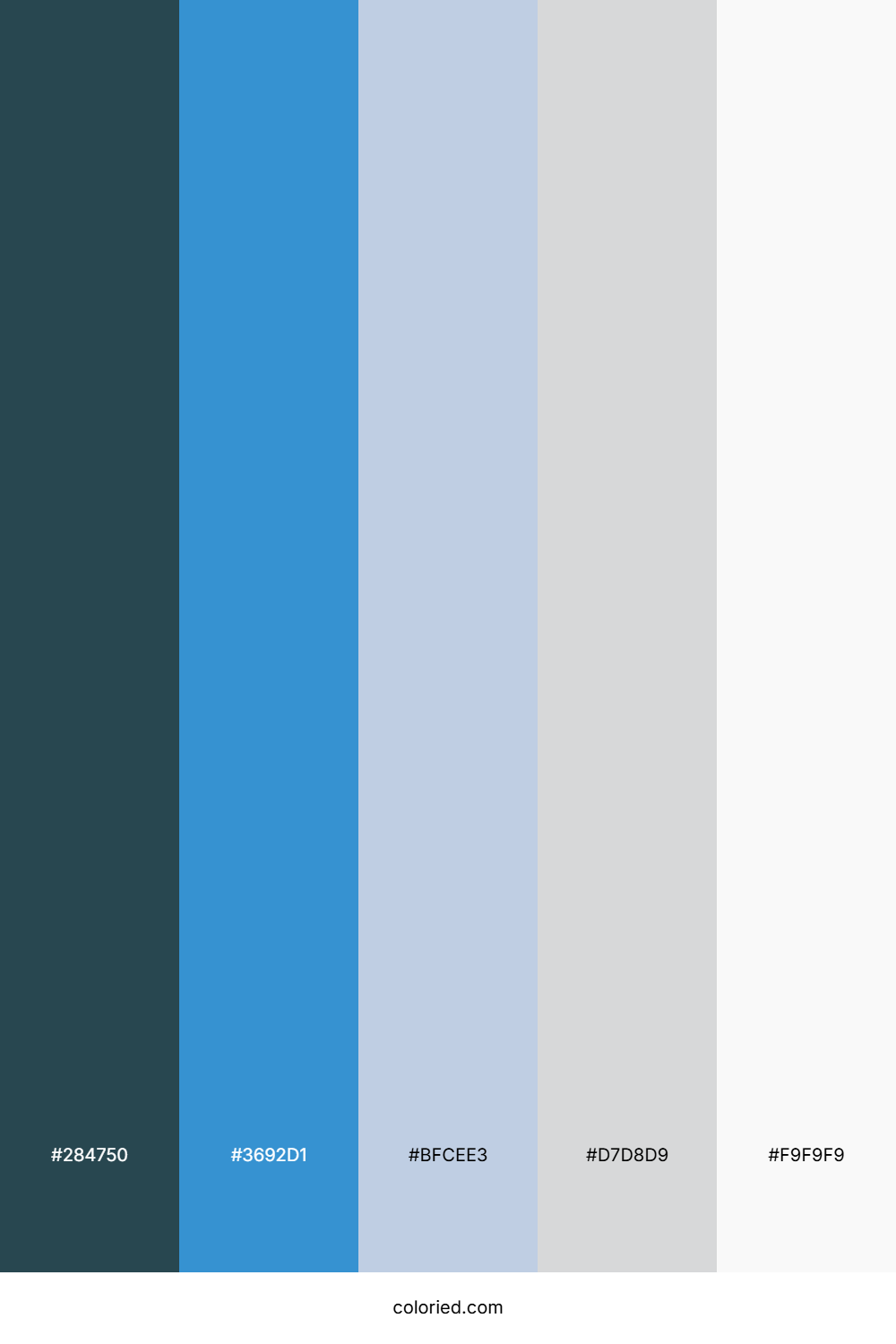 Aqua Glacier Drift Color Palette