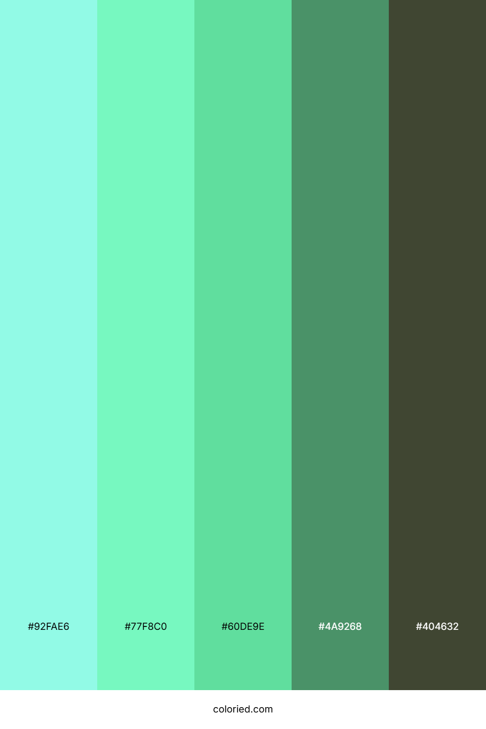 Aqua Mint Fantasy Palette