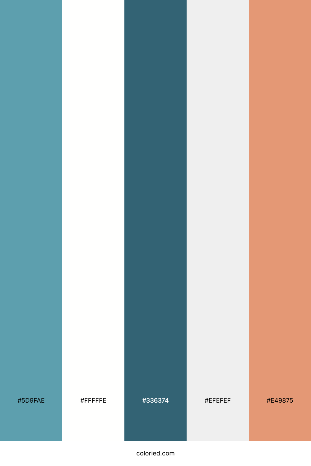 Aqua Morning Light Color Palette