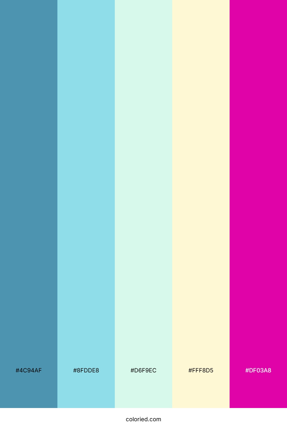 Aqua Orchid Delight Color Palette