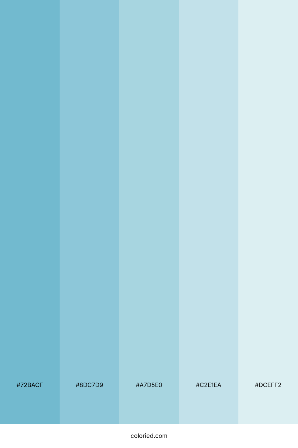 Aqua Sky Drift Color Palette