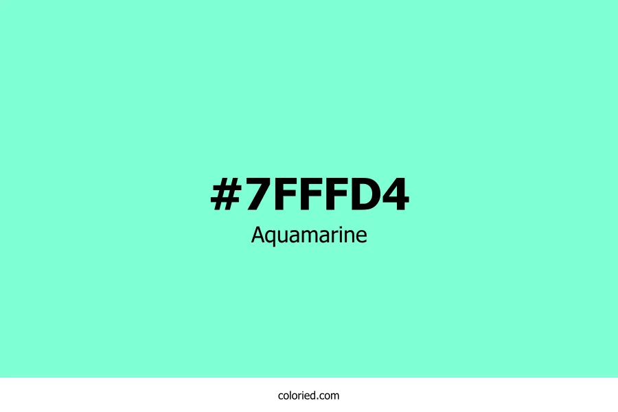 Aquamarine Color Hex Code