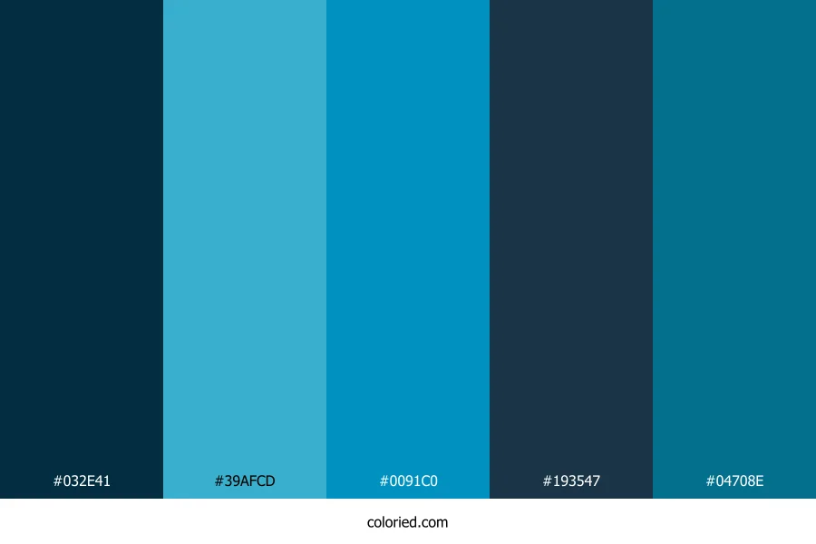 Arctic Deep Sea Color Palette