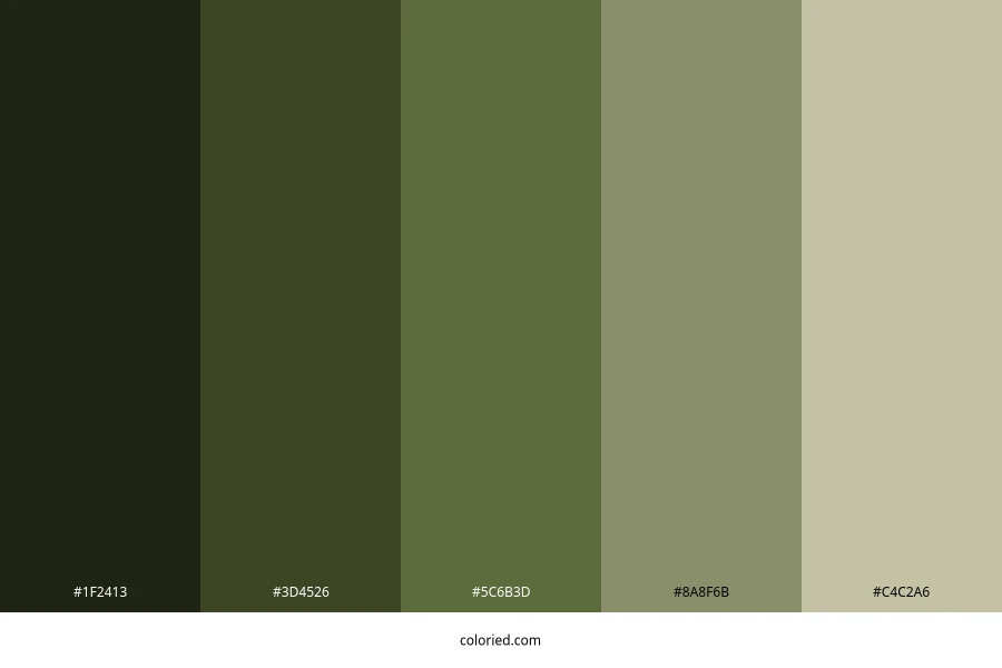 Army Color Palette