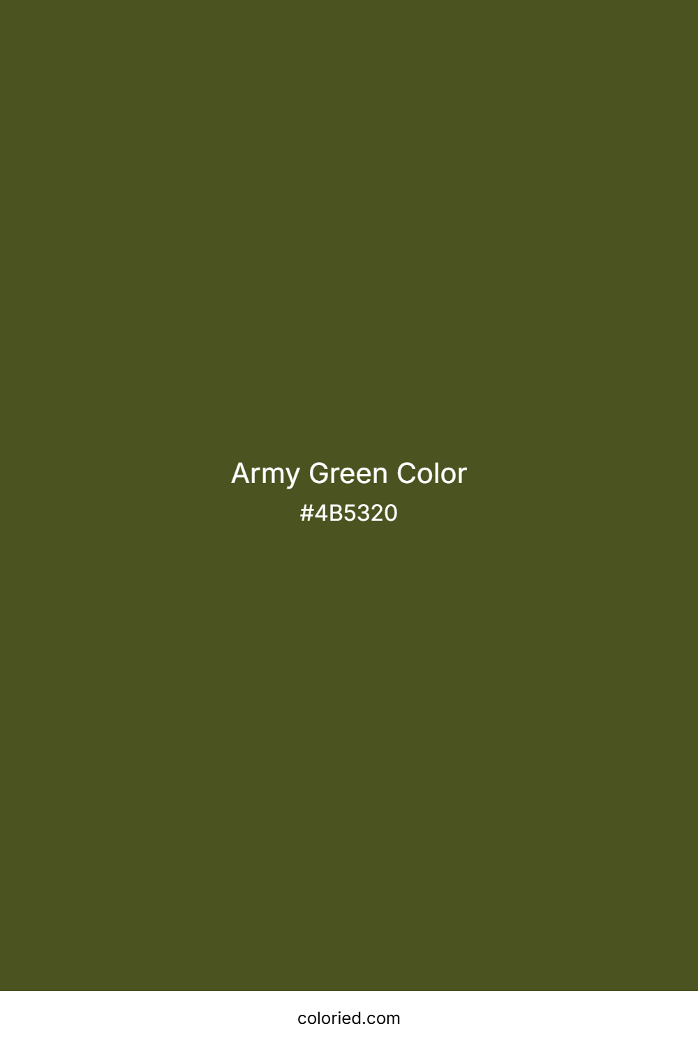 Army Green Color