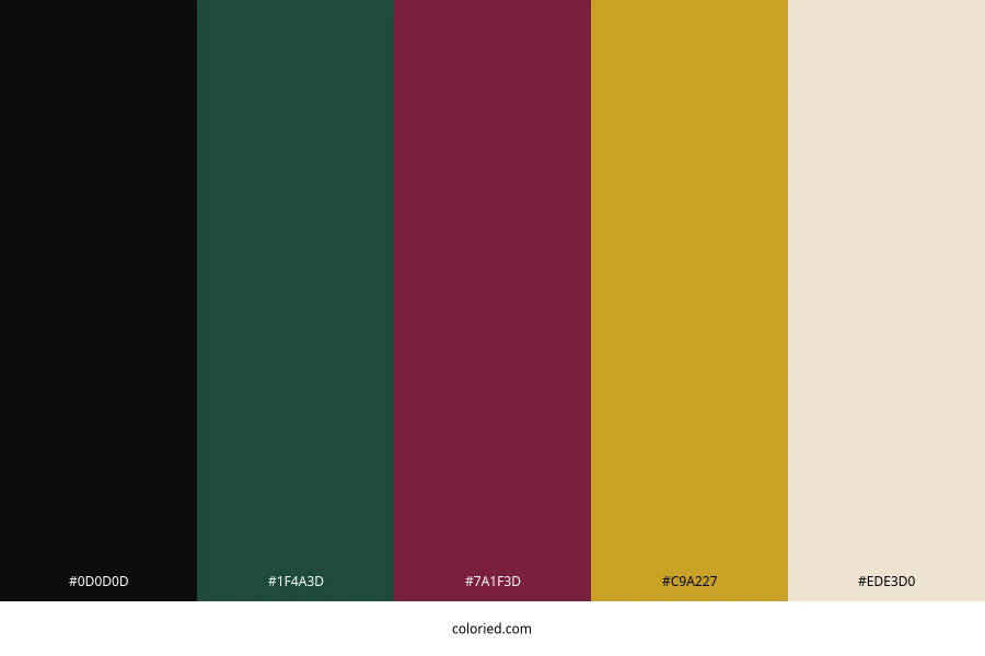 Art Deco Color Palette
