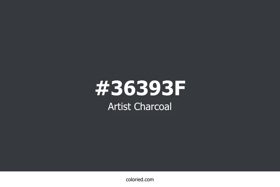 Artist Charcoal Color Hex Code