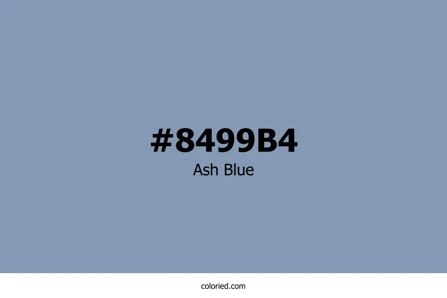 Ash Blue Color