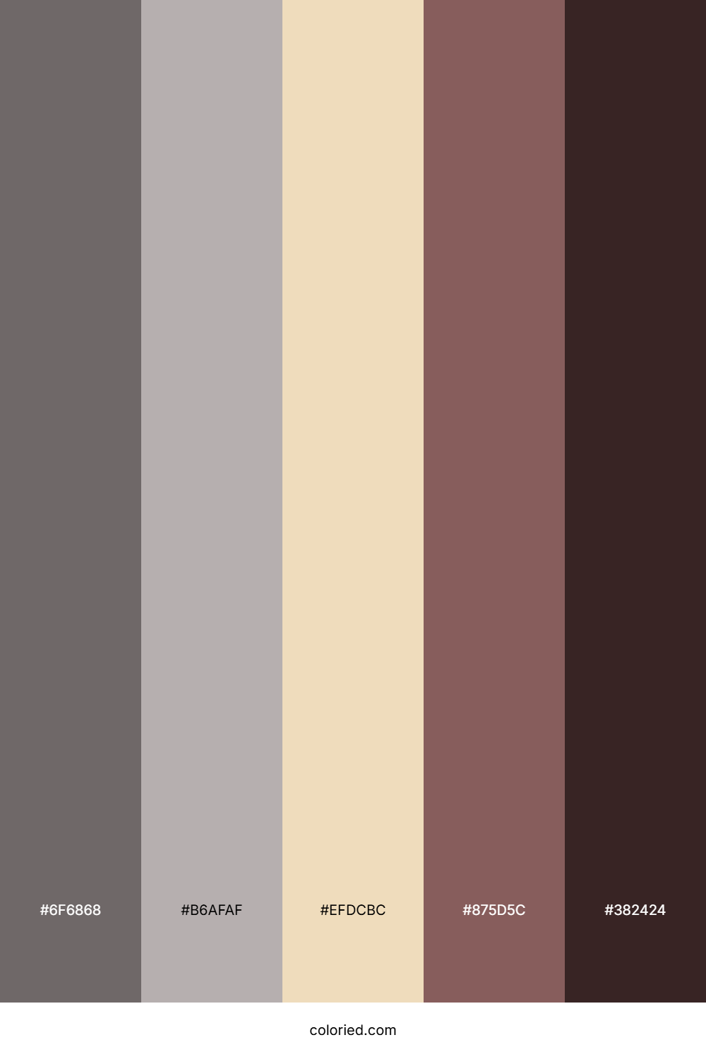 Ash Brown and Cocoa Color Palette