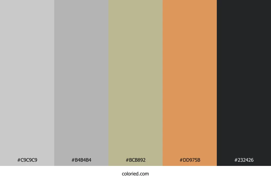 Ashen Graveyard Fog Color Palette