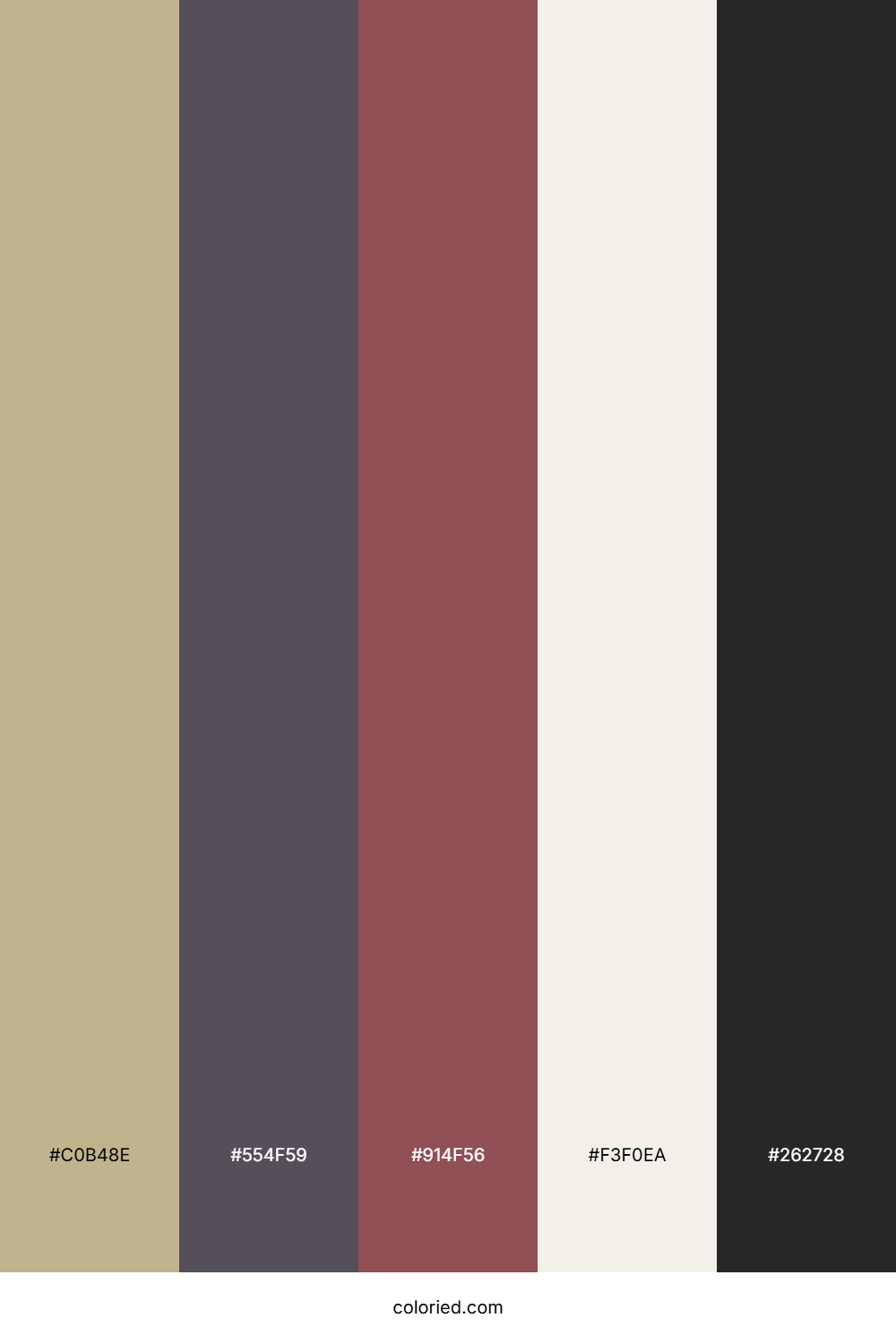 Ashen Mocha Drift Color Palette