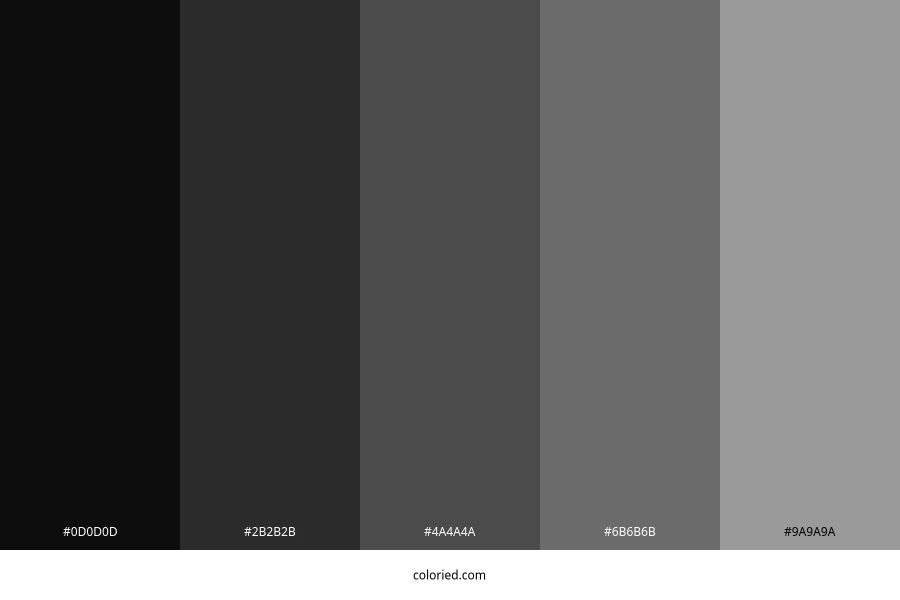 Asphalt Color Palette