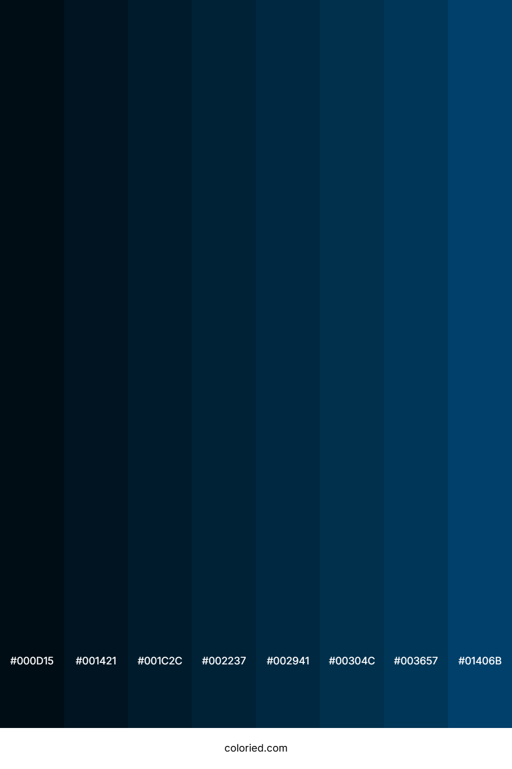 Astronaut Blue Color Shades