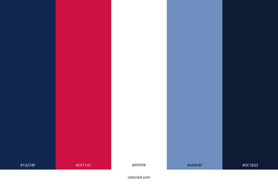 Atlanta Braves Color Palette