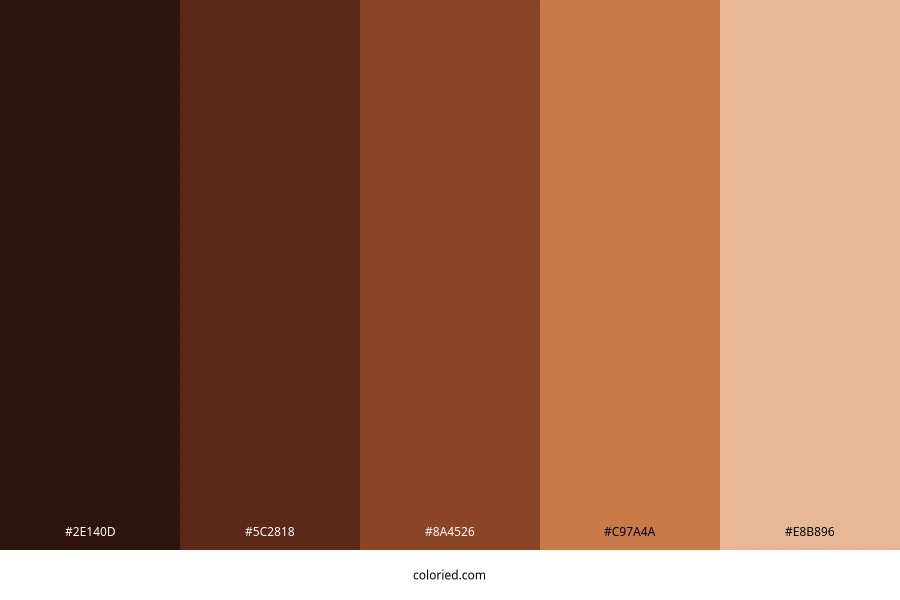 Auburn Hair Color Palette
