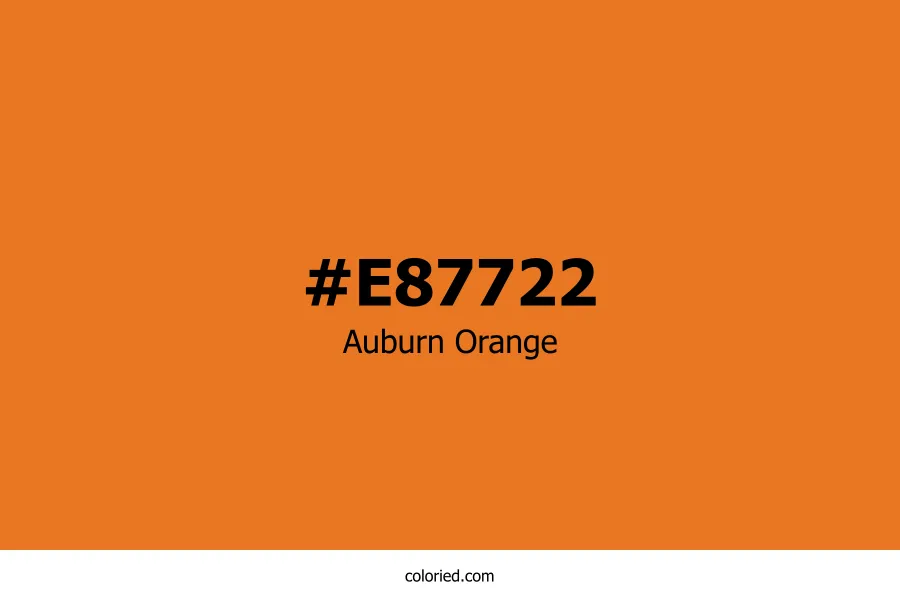Auburn Orange Color