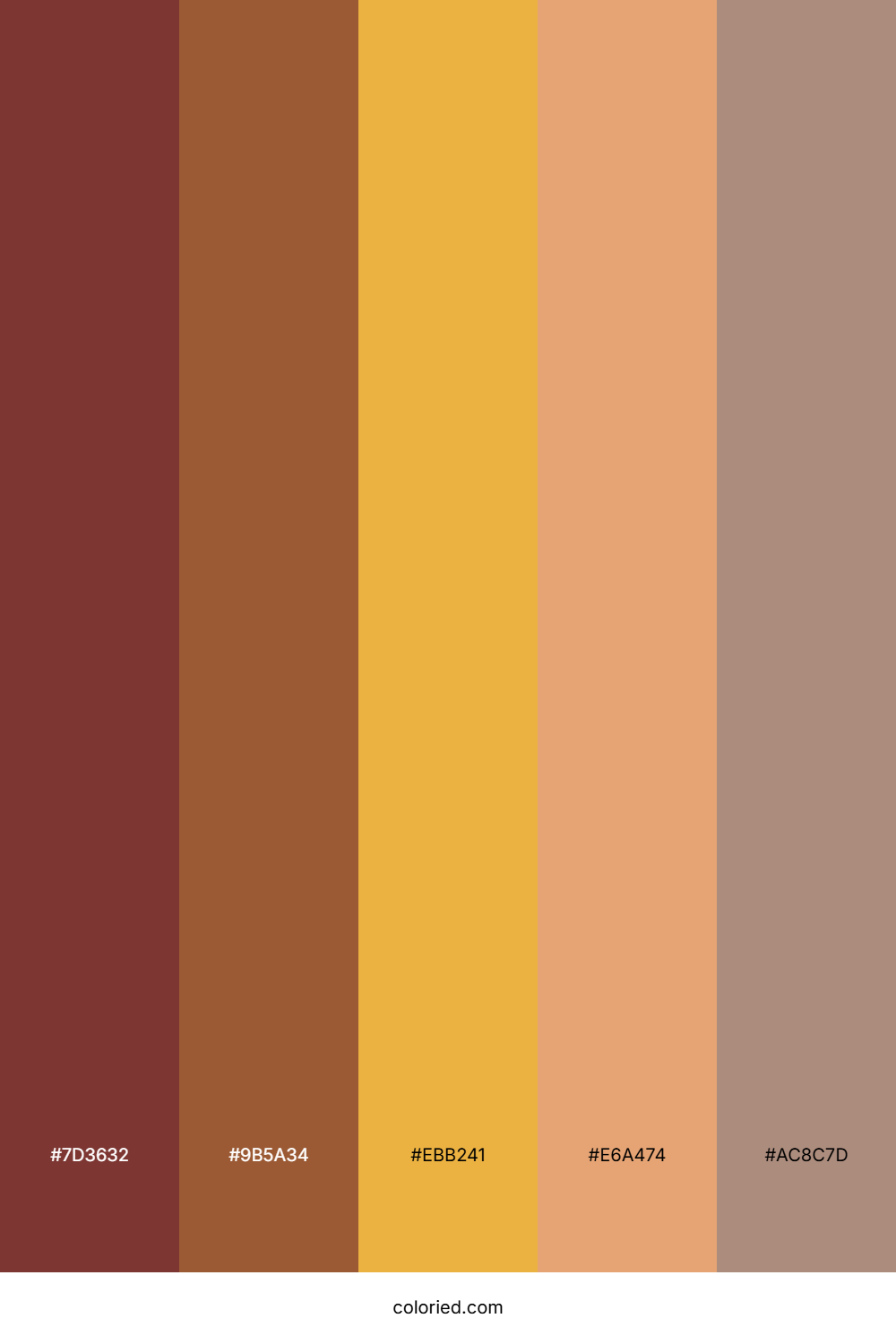 Autumn Amber Harvest Color Palette