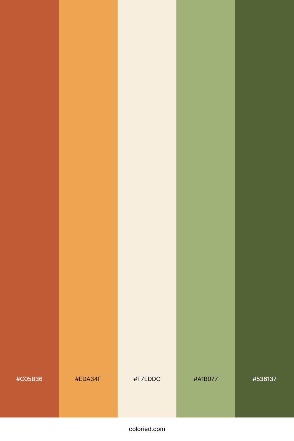 Autumn Clay Meadow Color Palette