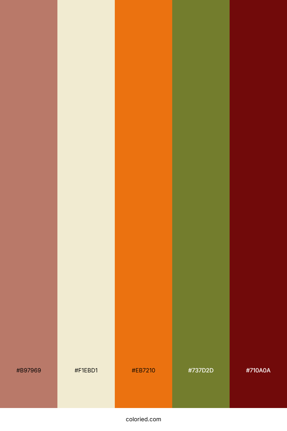 Autumn Ember Fire Color Palette