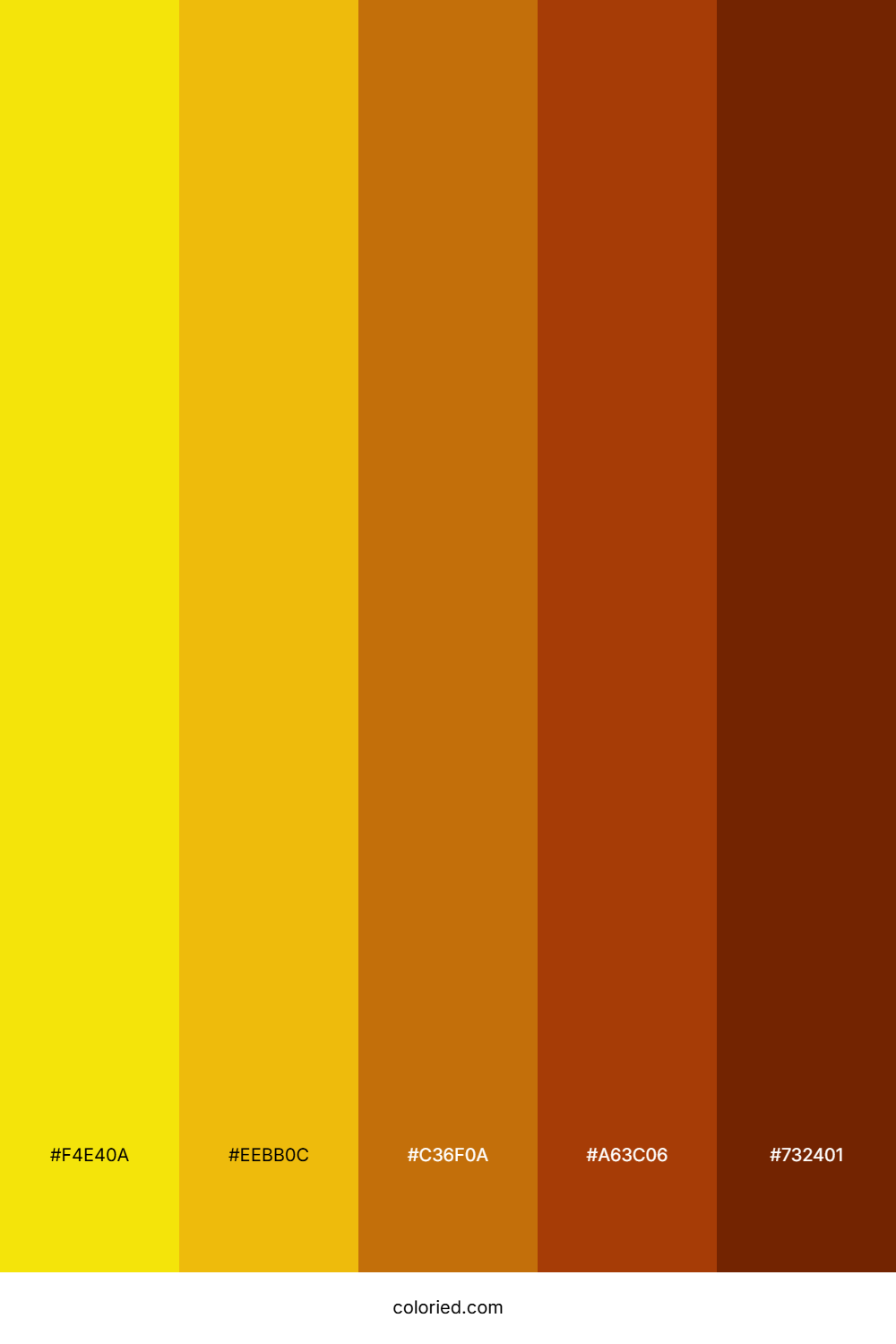 Autumn Ember Gold Palette