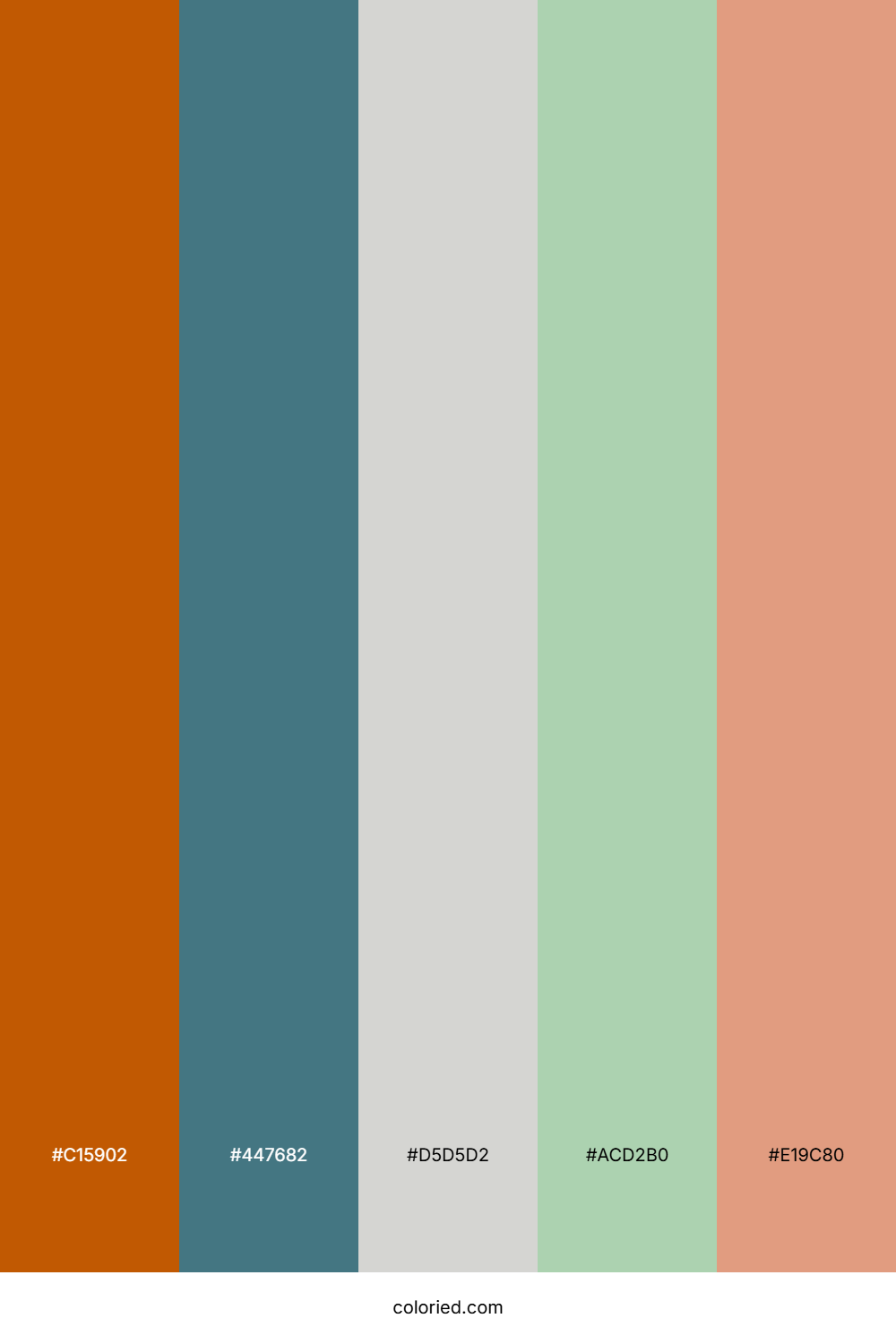 Autumn Harbor Glow Color Palette