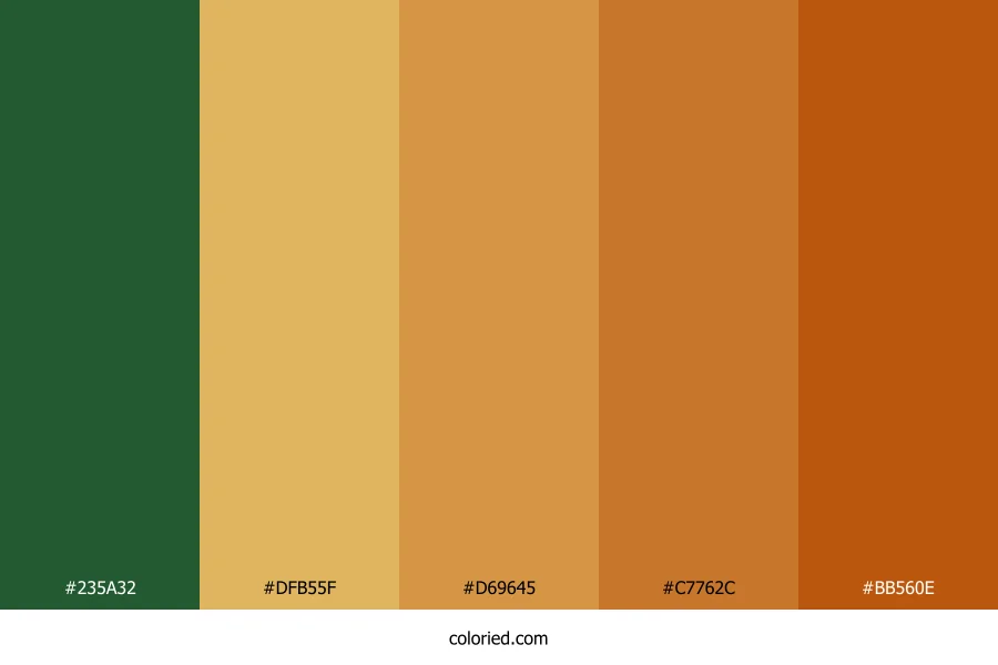 Autumn Harvest Spice Color Palette