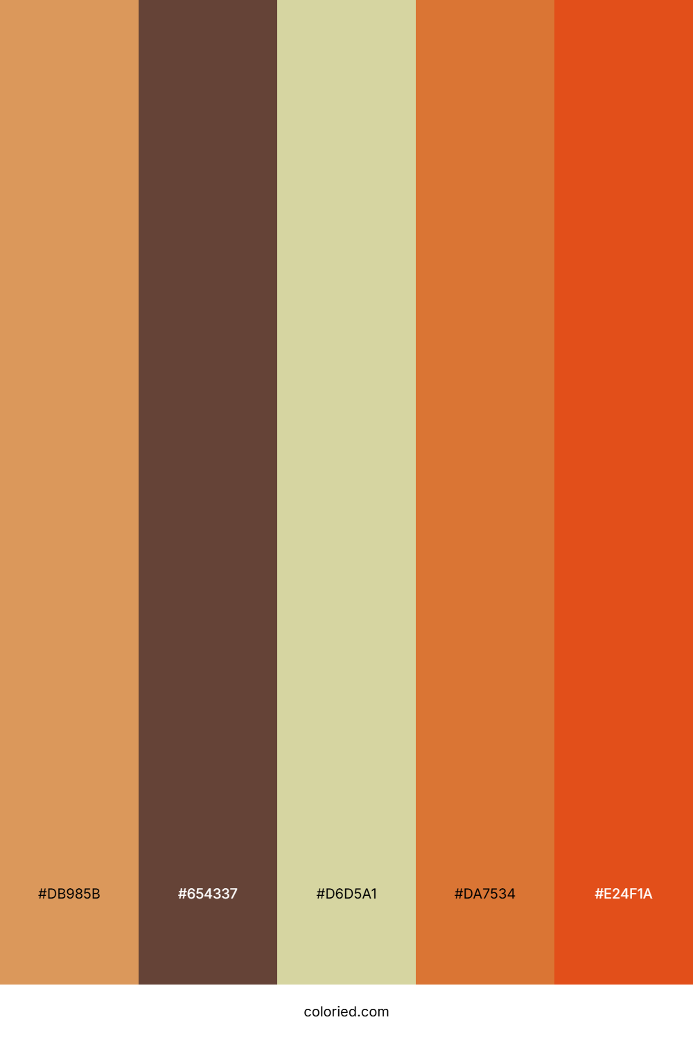 Autumn Maple Trail Color Palette