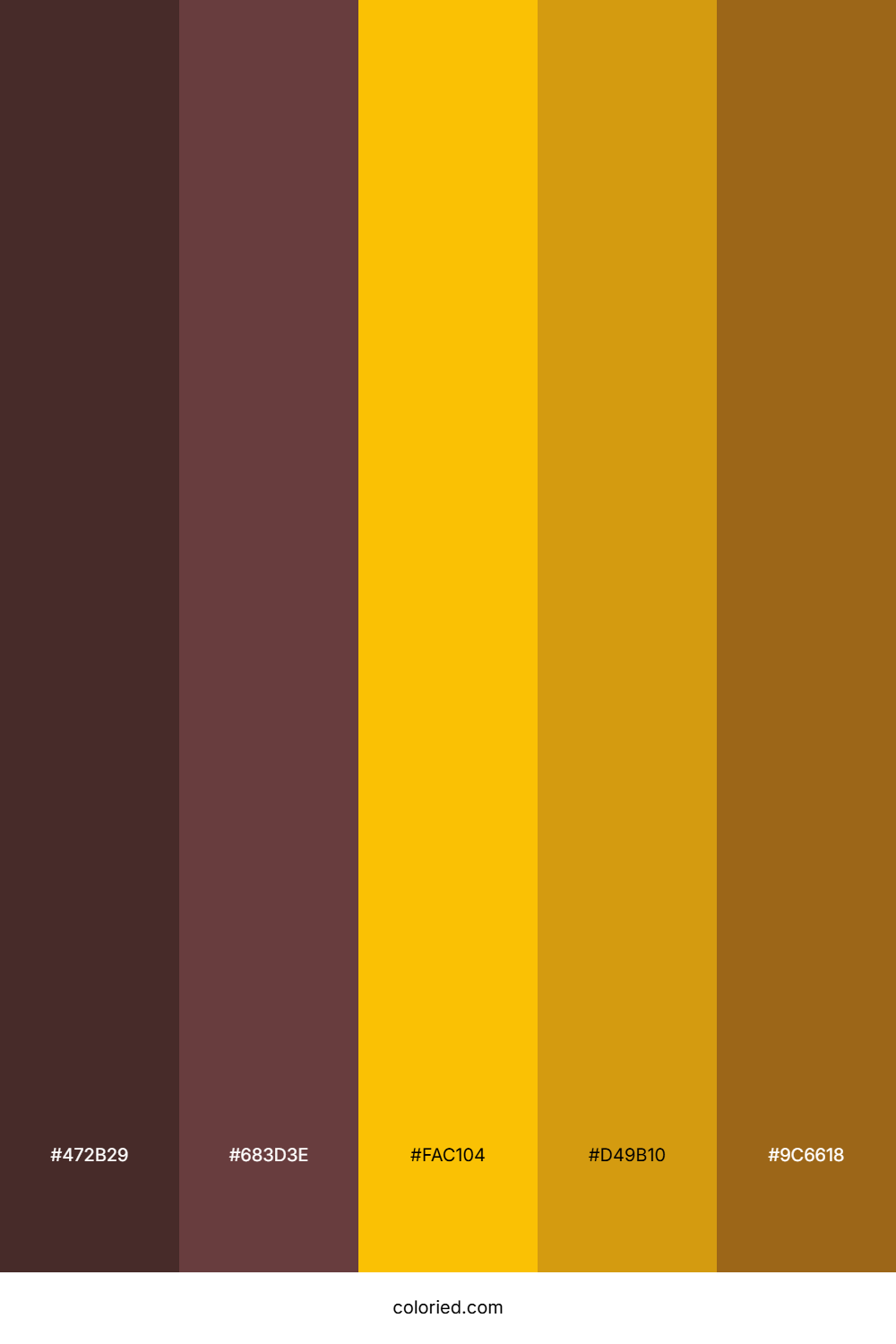 Autumn Mocha Spice Color Palette