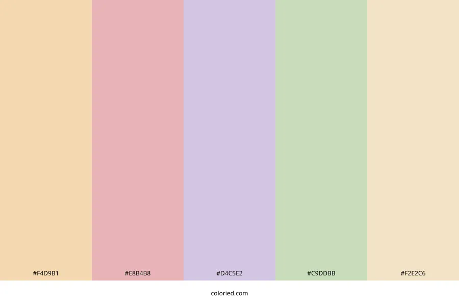 Autumn Pastel Color Palette