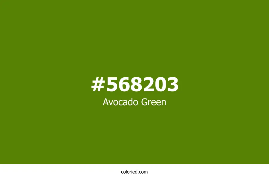 Avocado Green Color Hex Code