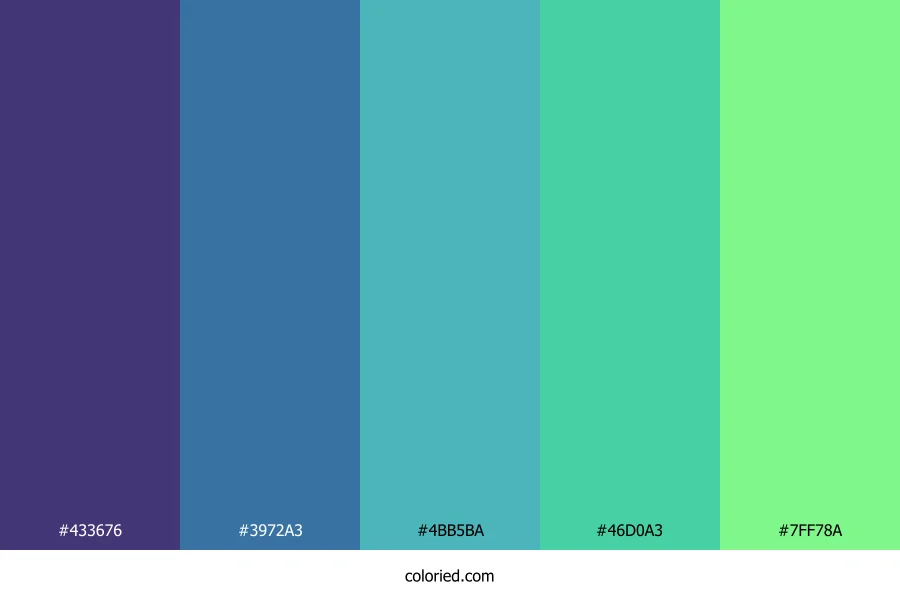 Azure and Mint Color Palette