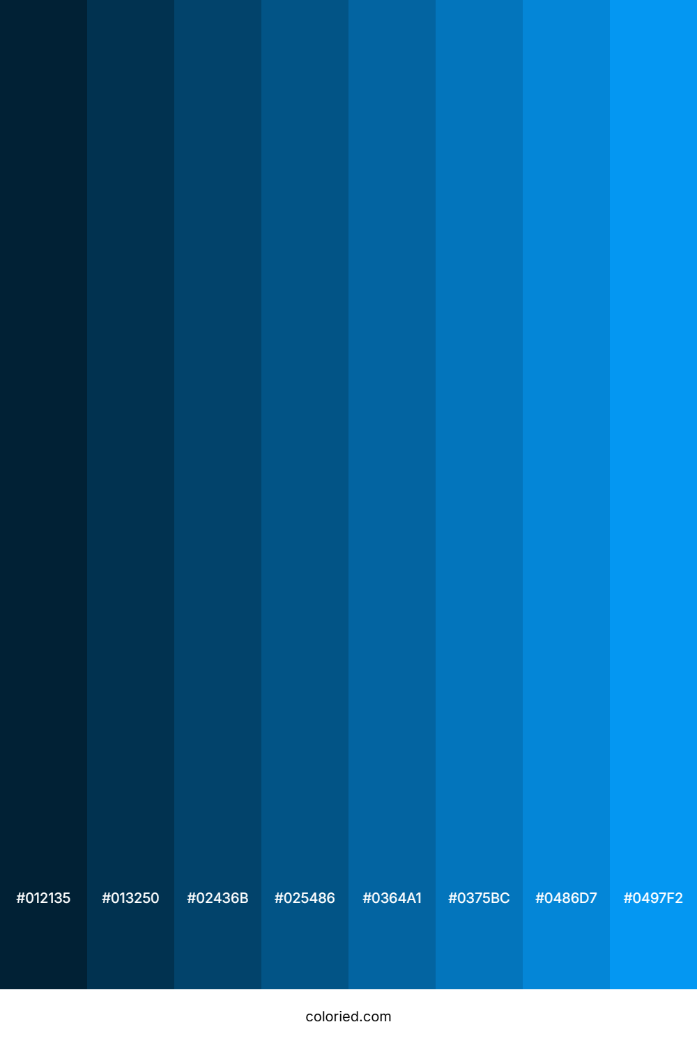 Azure Color Shades