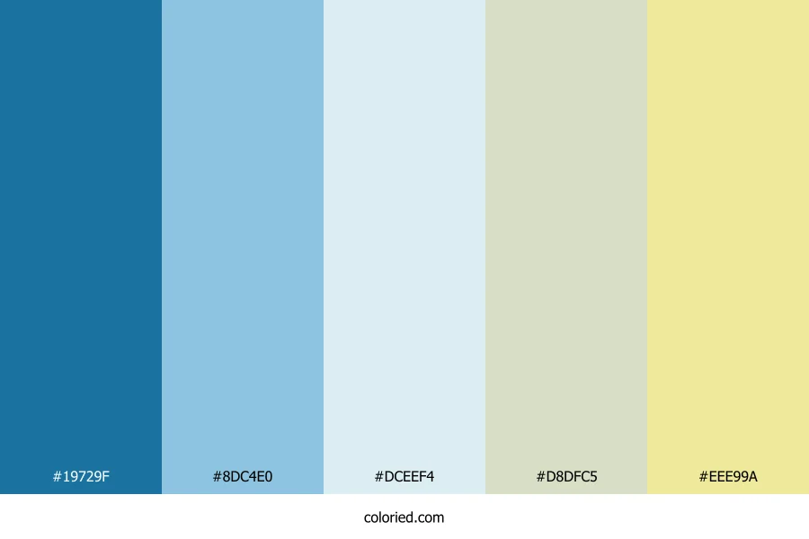 Azure Dusk Meadow Color Palette