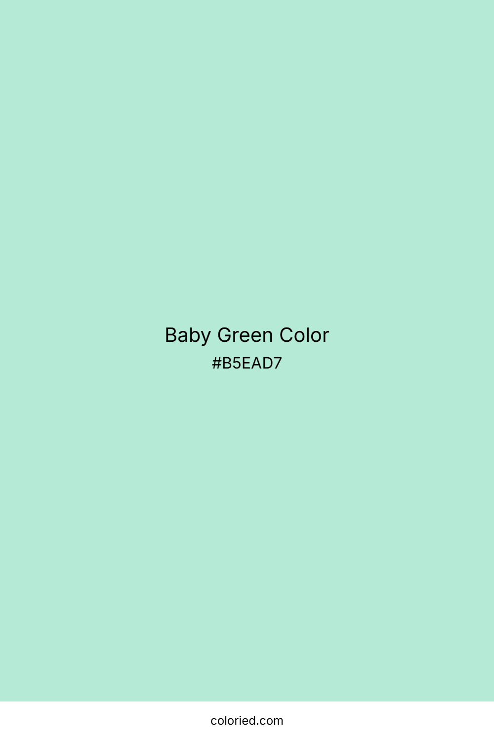 Baby Green Color