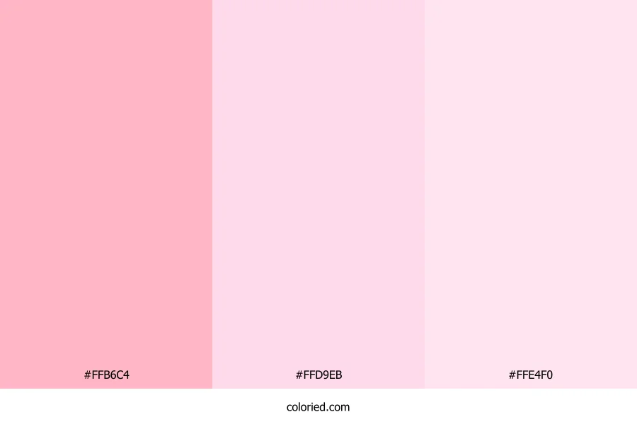 Baby Pink and Cotton Color Palette