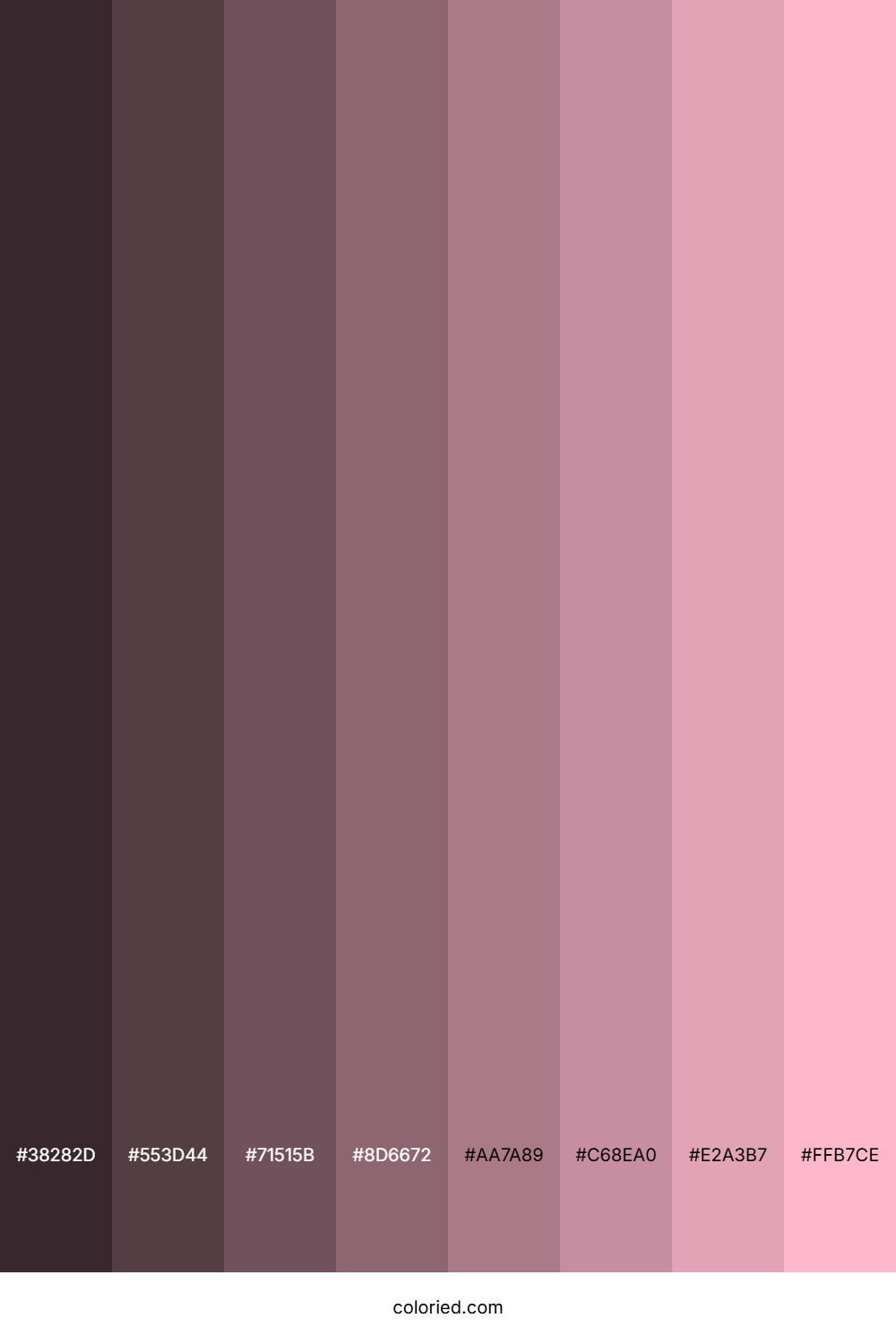 Baby Pink Color Shades