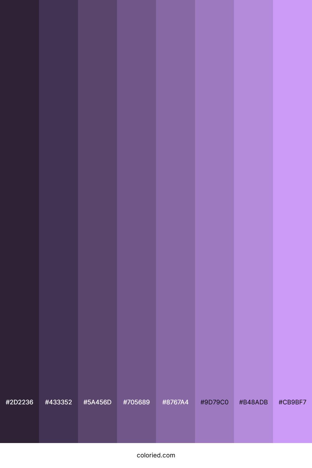 Baby Purple Color Shades