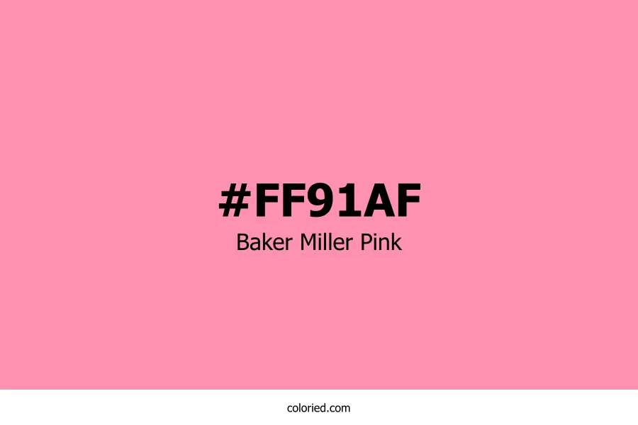 Baker Miller Pink Color