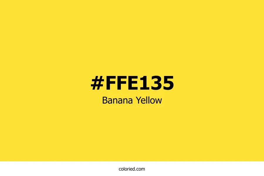 Banana Yellow Color Hex Code