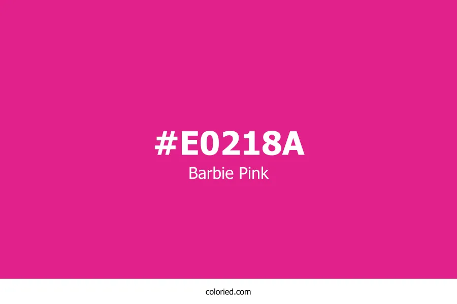 Barbie Pink Color Hex Code