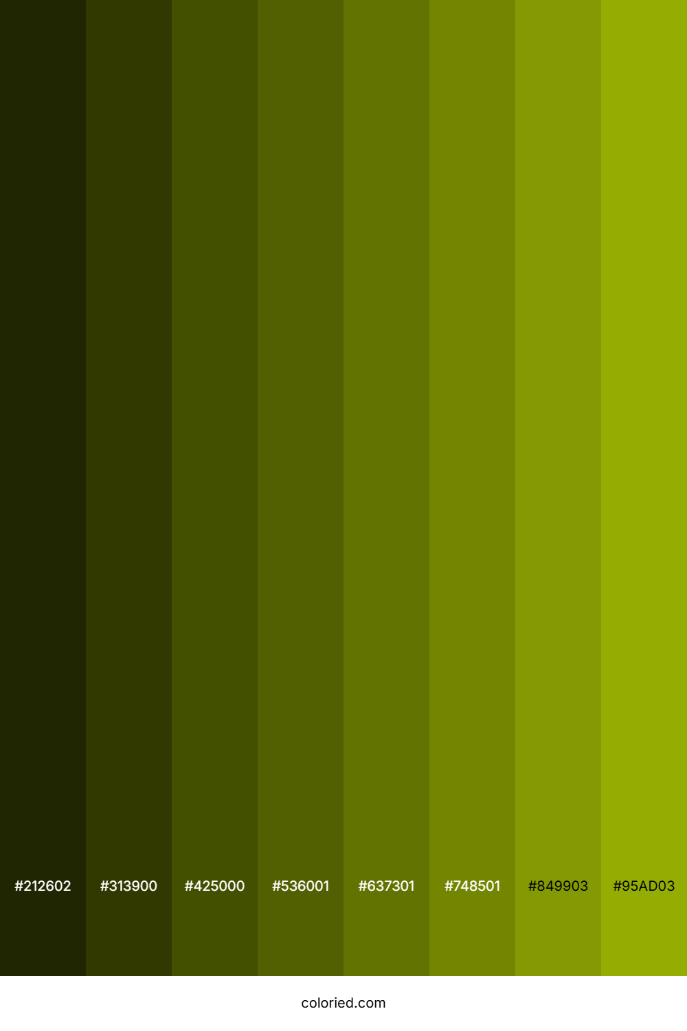 Barf Green Color Shades