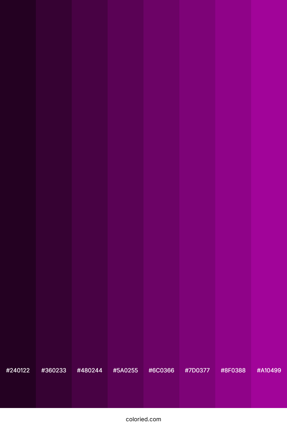 Barney Purple Color Shades