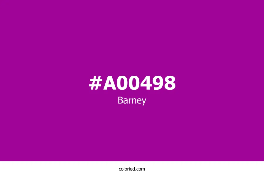 Barney Color