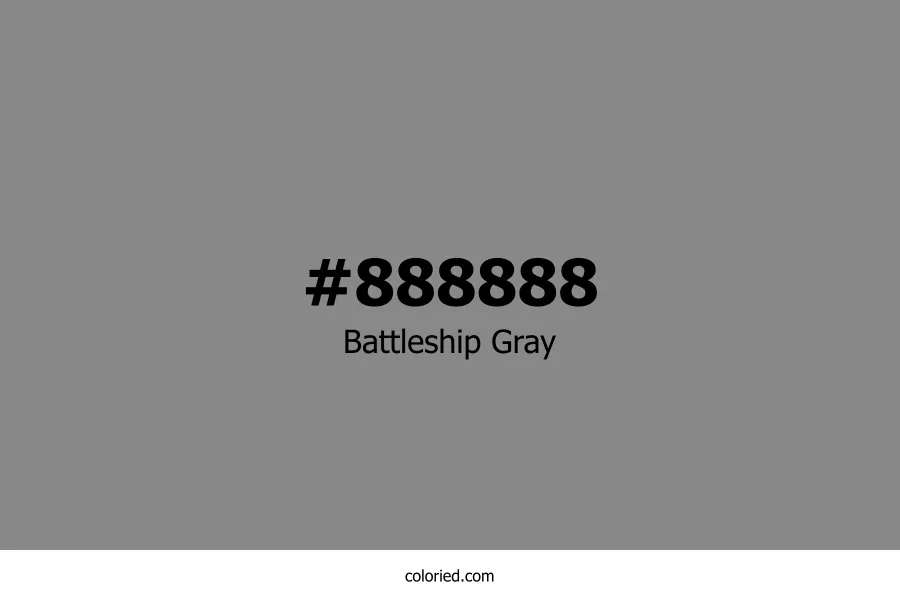 Battleship Gray Color