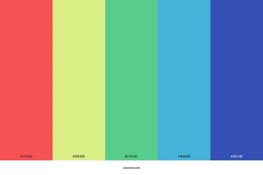 Beach Ball Color Palette