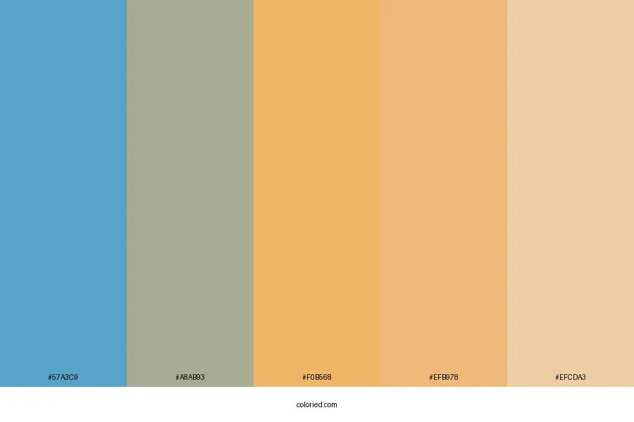 Beach Blonde Color Palette