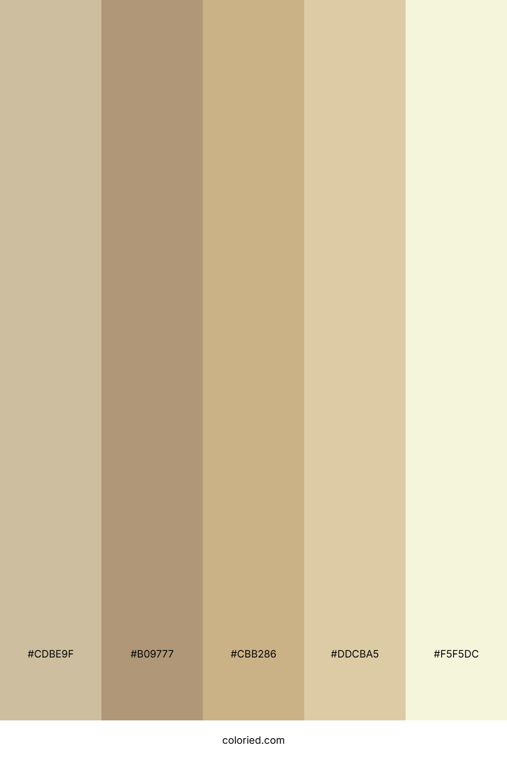 Beige and Tan Color Palette
