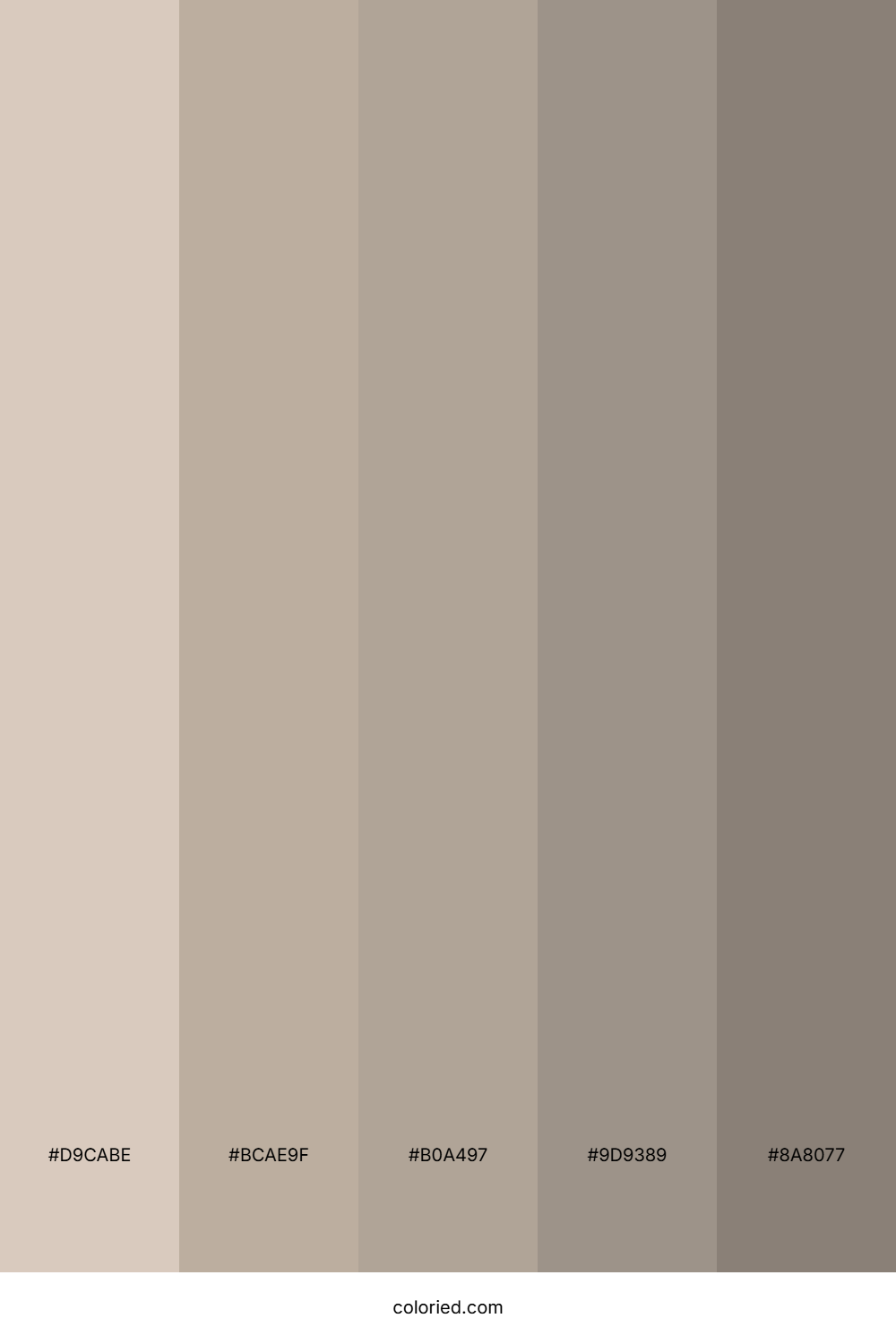 Beige and Taupe Color Palette